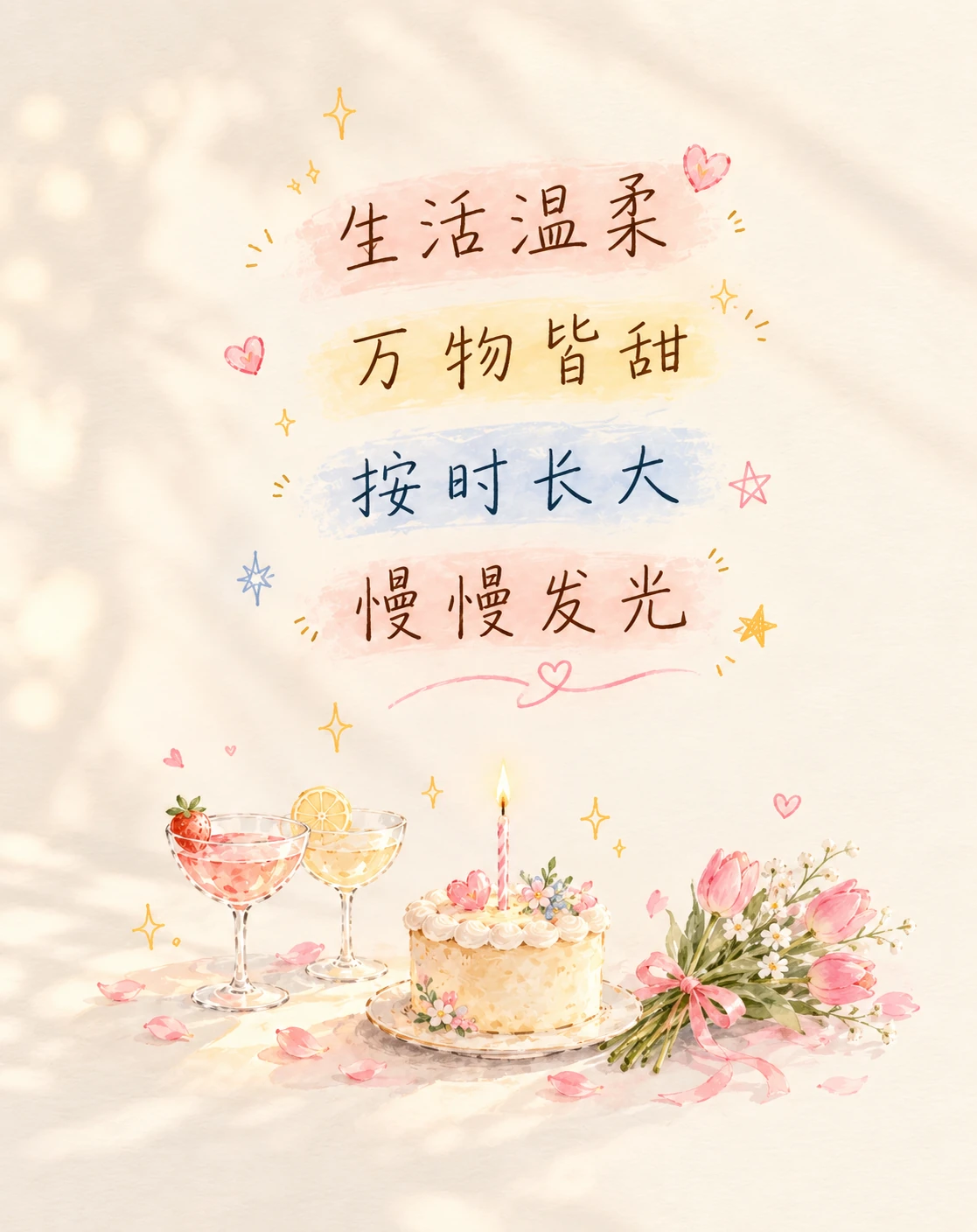 4. 生活温柔，万物皆甜