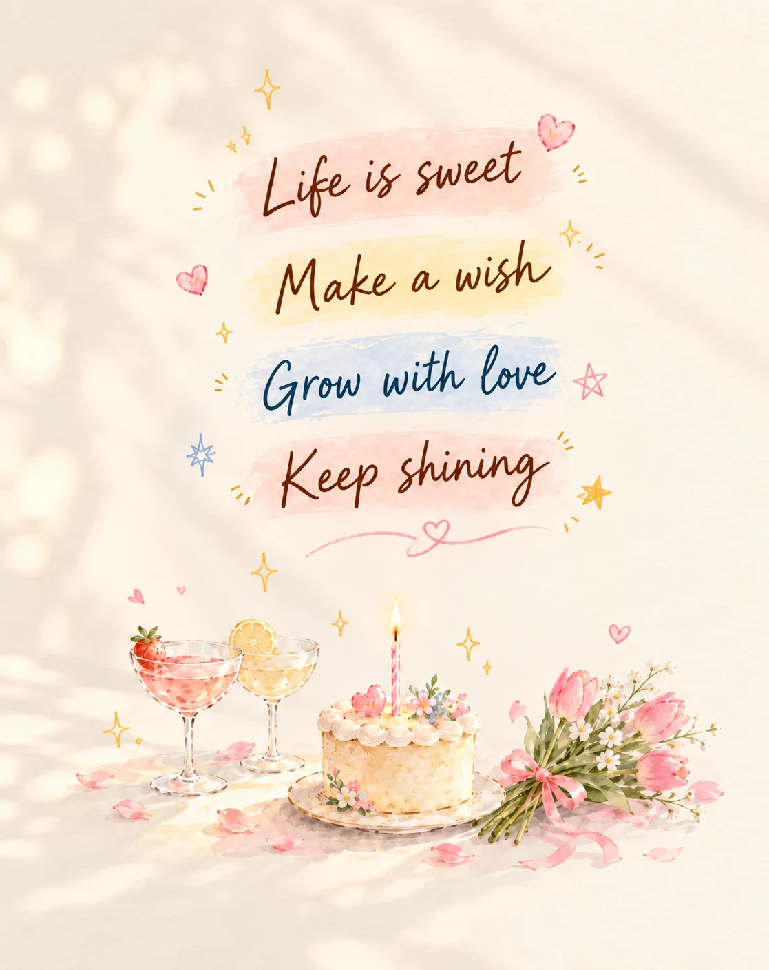 4. Life is sweet